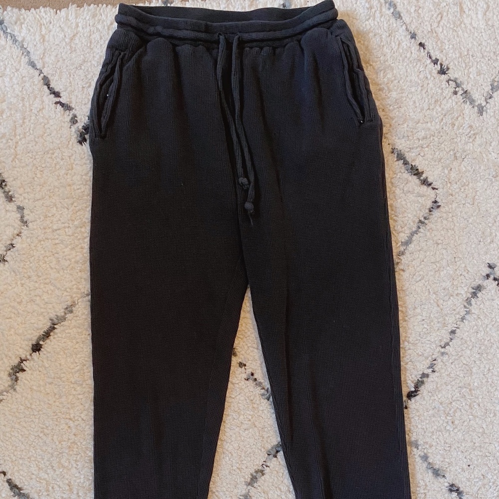 brandy melville waffle knit sweatpants